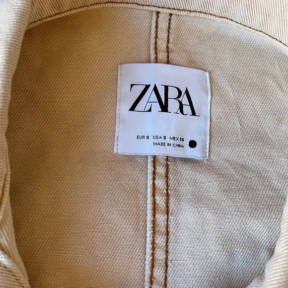 Zara cream cropped jacket - Picture 5 of 7